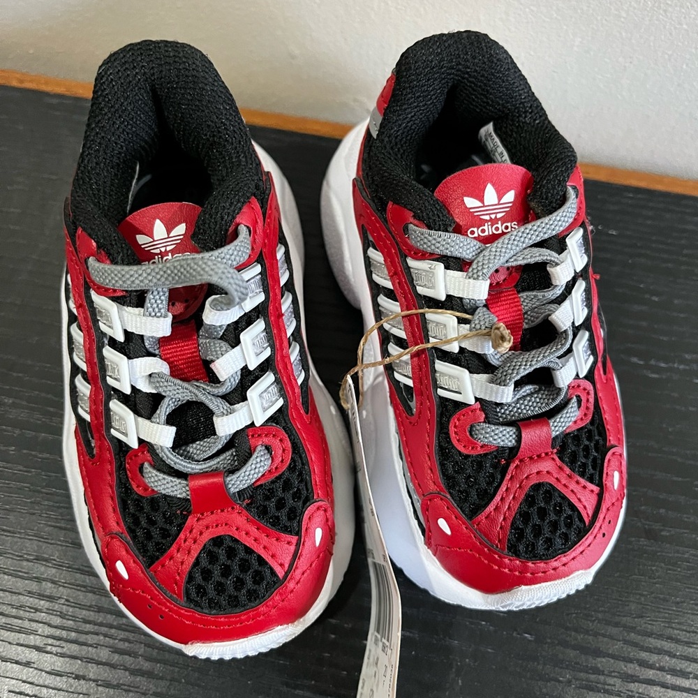 adidas Originals Ozmillen Better Scarlet/ Cloud White Toddler JH7156 Size 5K